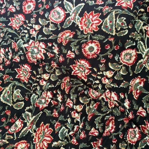 🌵Wonderly Floral Peasant Style Bohemian Maxi Dress Size Large🌵 - Picture 9 of 9